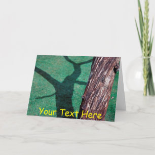 Carte Arbre mort personnalisable