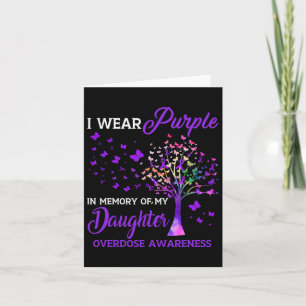 Carte Arbre que je porte violet Mémoire de fille Surdosa