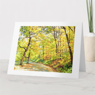 carte ARBRES D'AUTOMNE