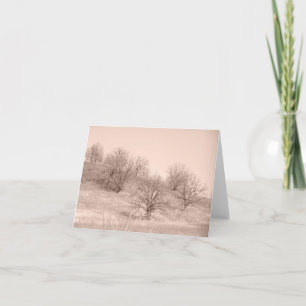 Carte Arbres d'hiver