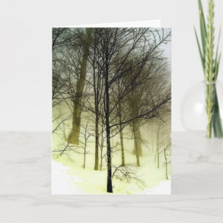 Carte Arbres enneigés