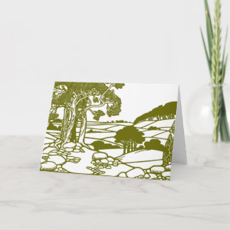 Carte Arbres et campagne