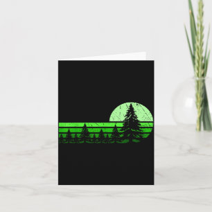 Carte Arbres fauniques Nature Costume de randonnée en fo