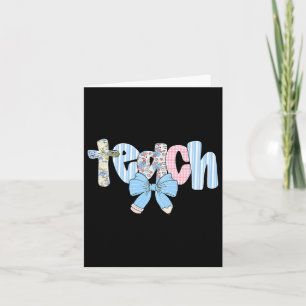 Carte Arc Coquet Enseigner Enseignant Heureux Premier Jo