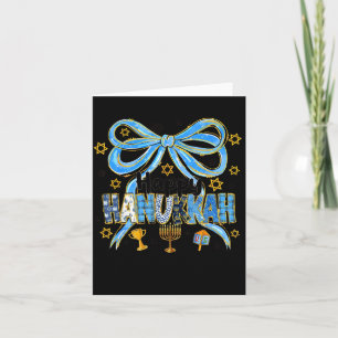 Carte Arc de Hanukkah Coquette Arc juif Arc de Ménorah F