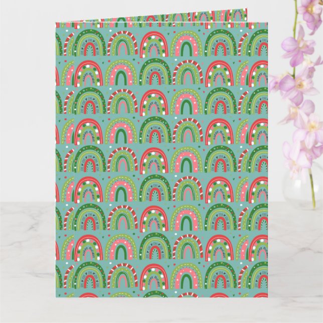 Carte Arc-en-ciel d'amour  (Orchidée)