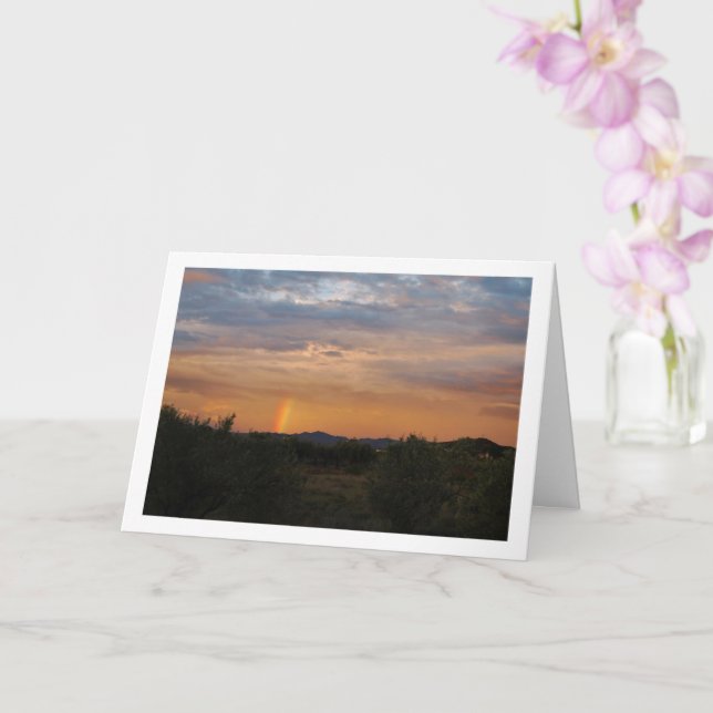 Carte Arc-en-ciel dans le ciel espagnol (Orchidée)