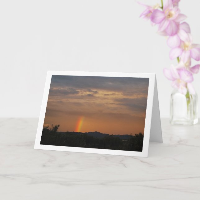 Carte Arc-en-ciel dans le ciel espagnol (Orchidée)