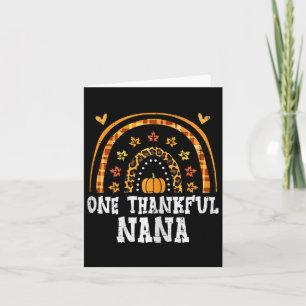 Carte Arc-en-ciel Merci Nana Thanksgiving Famille Mim