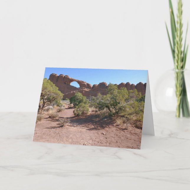Carte Arc Skyline dans le parc national des Arches (Devant)