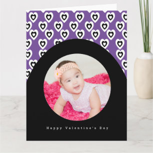 Carte Arche de la Saint-Valentin Mini cœurs Violet Photo