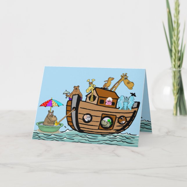 Carte Arche "Joyeux Anniversaire" "De Toute La Ban (Devant)