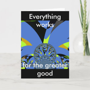 Carte Arches cool avec sphères fractales Art Design