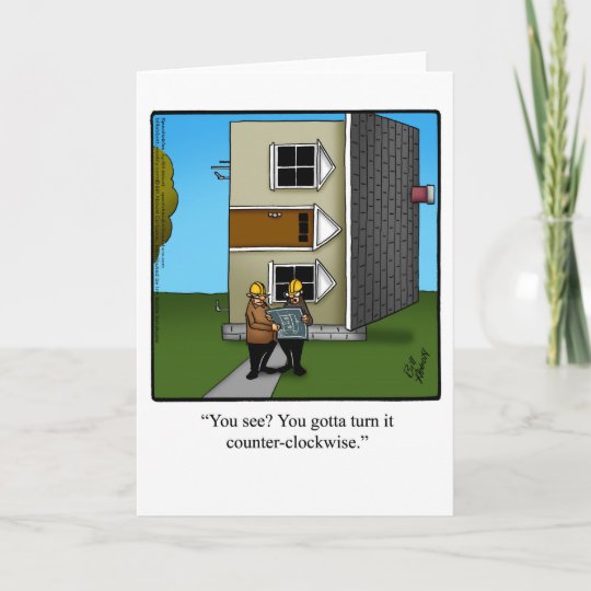 Carte Architect Humor Greeting Card Zazzle Fr