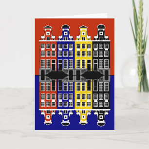 Carte Architecture d'Amsterdam - Maisons de marchands