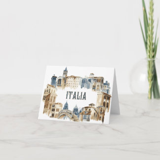 Carte Architecture en Italie