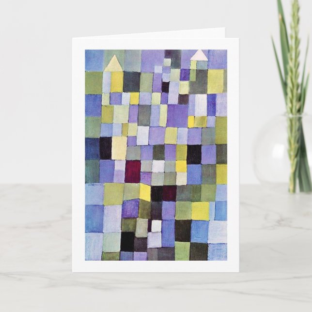 Carte Architecture, Paul Klee (Devant)