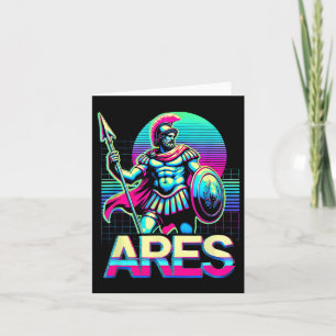 Carte Ares Guerre grecque Dieu guerrier mythologie ancie