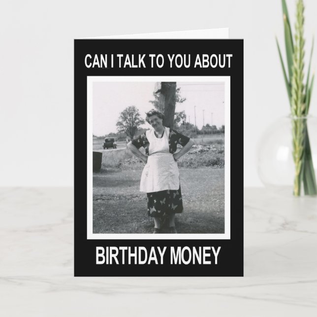 Carte Argent d'anniversaire (Devant)