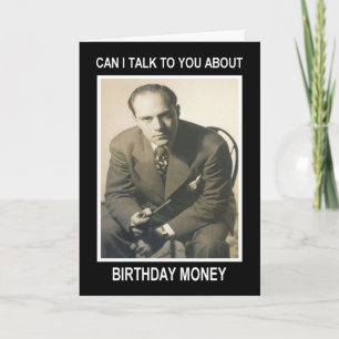Carte Argent d'anniversaire - FUNNY
