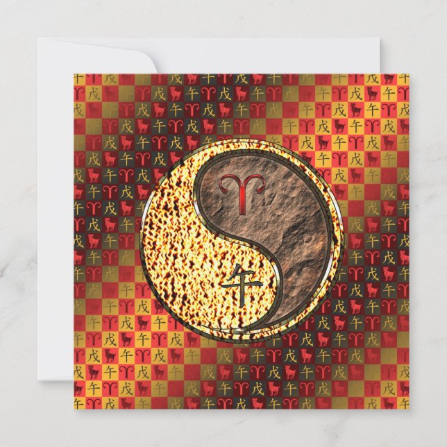 Carte Aries & Earth Horse (Devant)