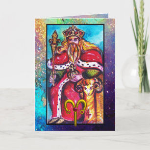 CARTE ARIES, EMPEREUR TAROT ASTROLOGIE ZODIAC ANNIVERSAI