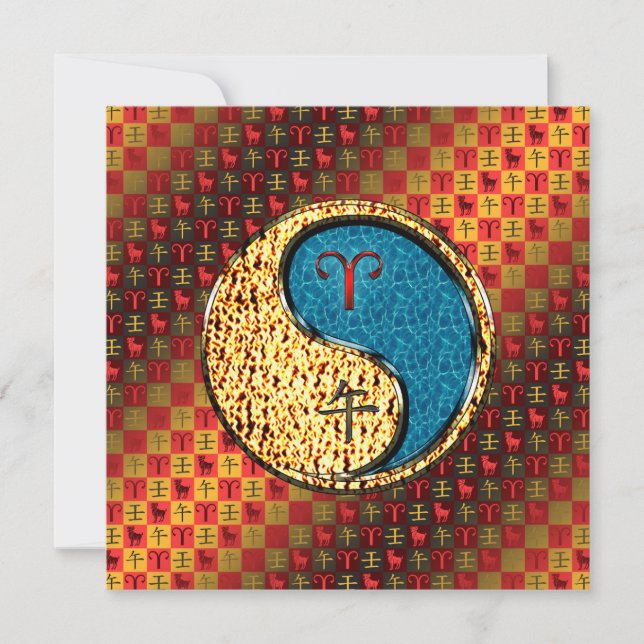 Carte Aries & Water Horse (Devant)
