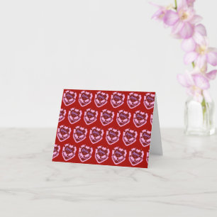 Carte Aries Zodiac Coquette Coeur Anniversaire Gâteau