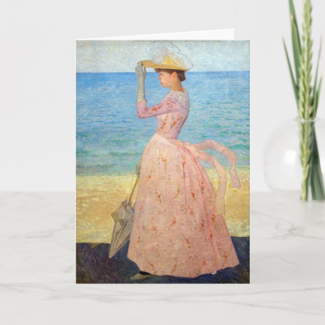 Carte Aristide Maillol - Femme à l'ombrelle (Devant)