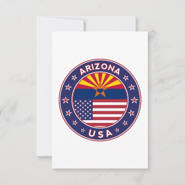 Carte Arizona (Devant)