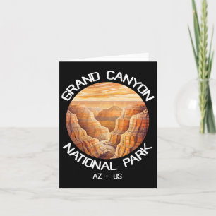 Carte Arizona Us National Park Travel Randonnée Grand Ca