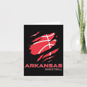 Carte Arkansan Hoops Fan Souvenir Cadeau Ar Arkansas Bys