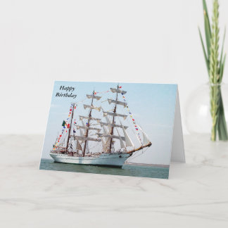 Carte ARM Cuauhtemoc Marine mexicaine Grand bateau Anniv