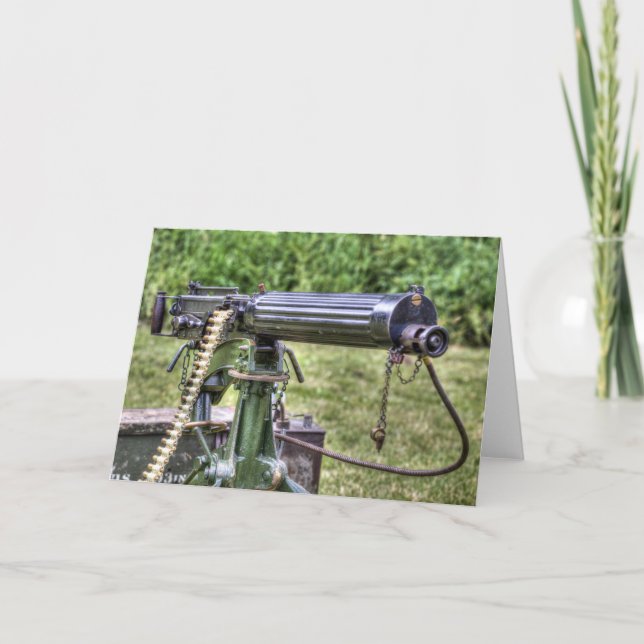 Carte Arme-machine Vickers (Devant)
