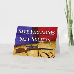 Carte Armes à feu sûres, société en sécurité