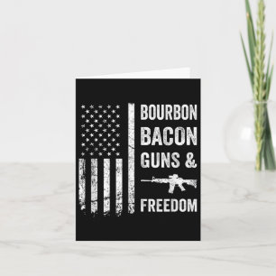 Carte Armes et tambours Bourbon Bacon; Liberté - Bbq Gri