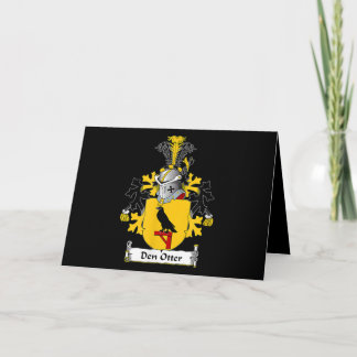 Carte Armoiries Den Otter - Blason de Famille