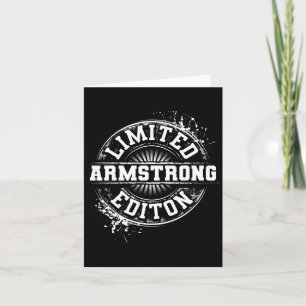 Carte Armstrong Funny Nom de famille Arbre de famille An