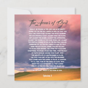 Carte Armure de Dieu, Éphésiens 6