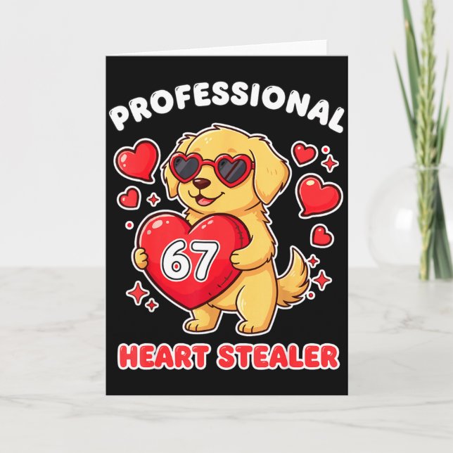 Carte Arracheur de cœur de la Saint-Valentin professionn (Devant)