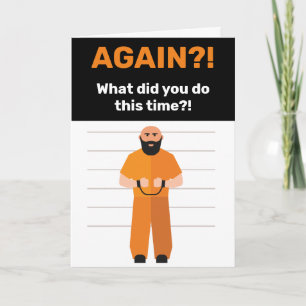 Carte Arrestation ? Prison Détenu Salutation Miss You Ca