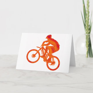 Carte Arrêt de saut de vélo