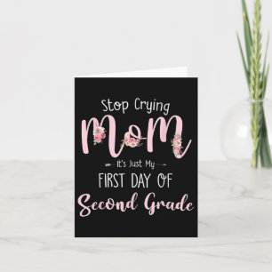 Carte Arrête de pleurer Maman c'est juste mon premier jo