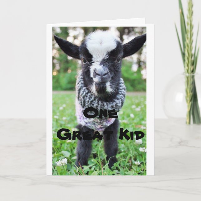 Carte ARRÊTER LE 12e** ANNIVERSAIRE À UN GRAND "ENFANT" (Devant)