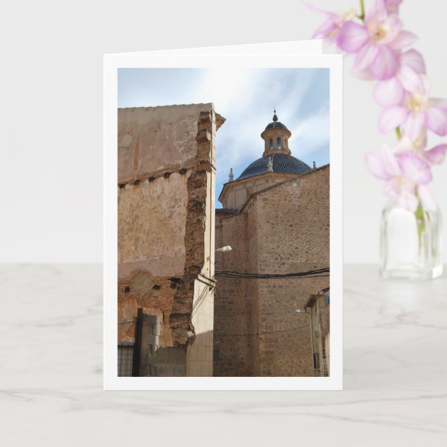 Carte Arrière de l'église Notre-Dame des Anges de Valenc (Orchidée)