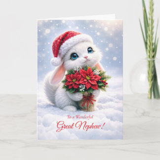 Carte Arrière-petit-neveu Joyeux Noël Joyeuses Fêtes de