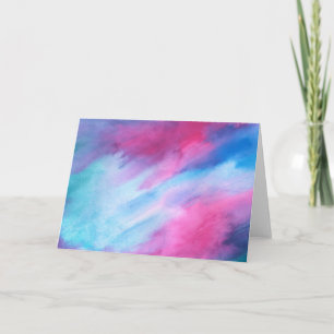 Carte Arrière - plan de brosse couleur aquarelle