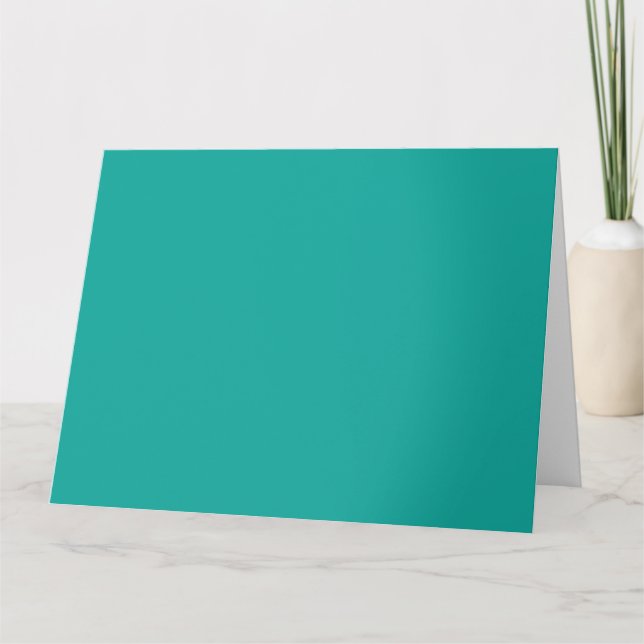 Carte Arrière - plan dégradé mélangeant bleu et vert. (Devant)