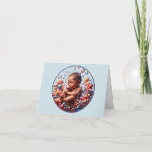 Carte Arrivée d'un nouveau bébé garçon 
