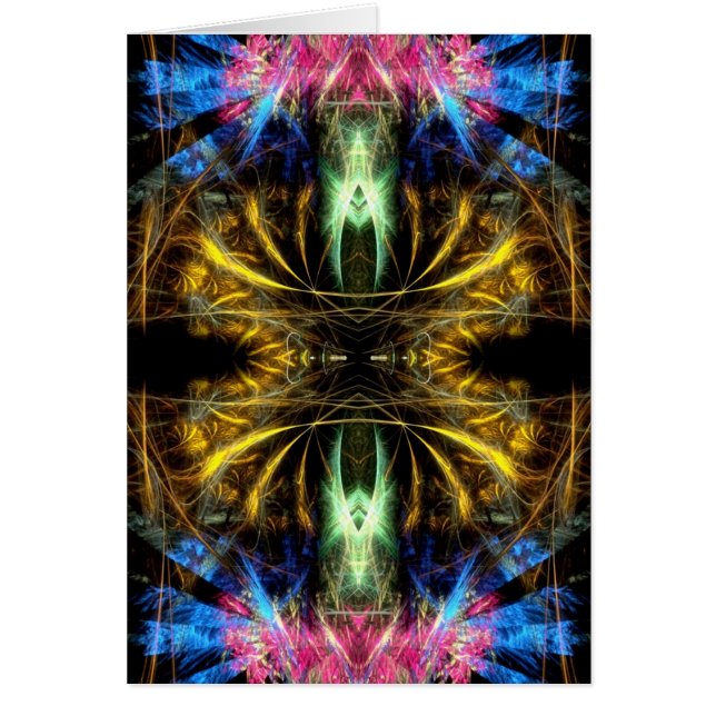 Carte ART #85 fractale (Devant)